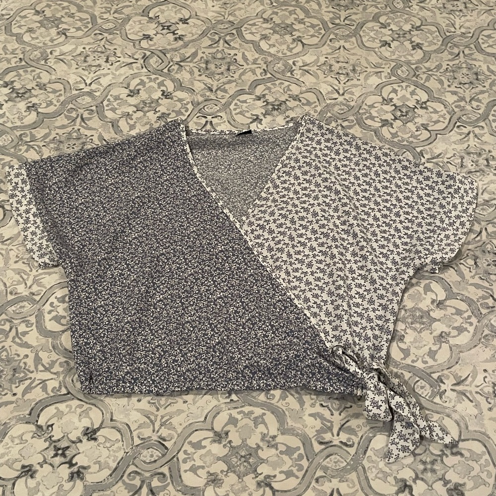 Paper Crane Wrap Top